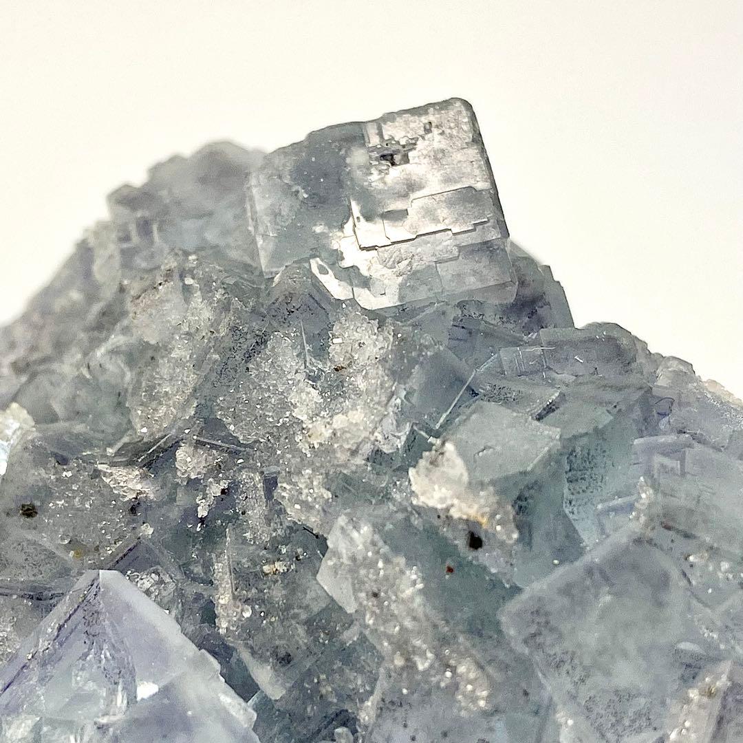 ブルー　フローライト　蛍石　クォーツ　水晶　鉱物標本　原石　天然石　ストーン