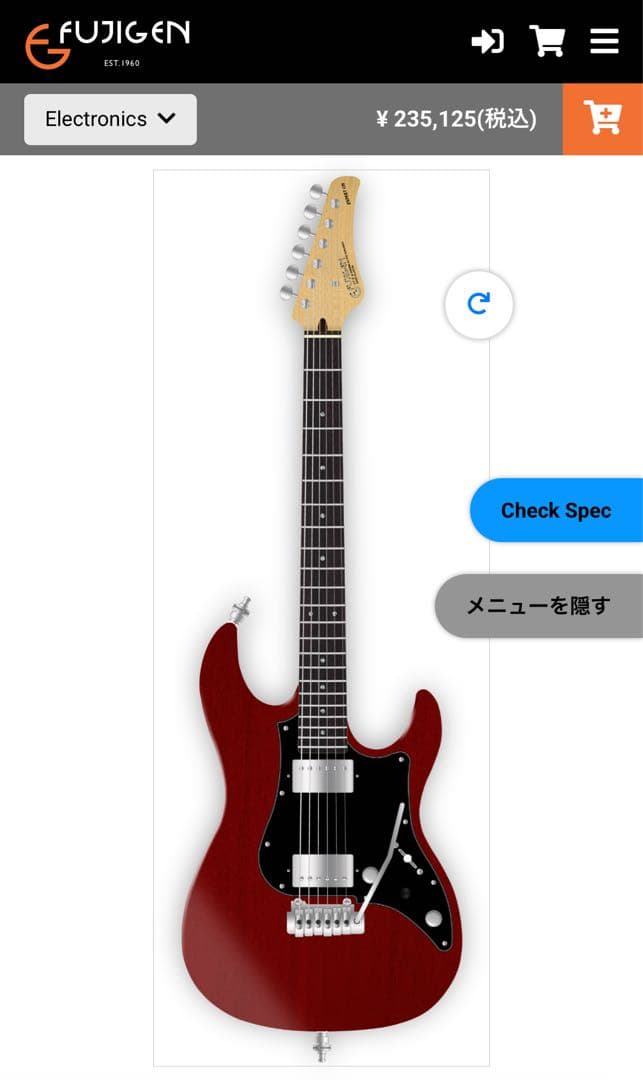 FUJIGEN フジゲン EOS/MH セミオーダーExpert ODYSSEY