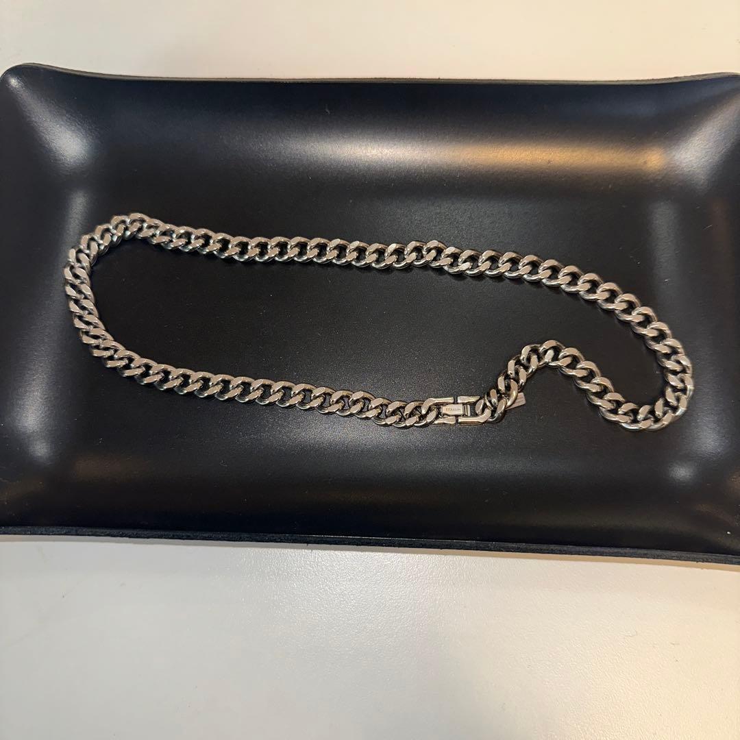 新宿銀の蔵 ファイテン 限定品 チタンネックレス 喜平 幅8.8mm 50cm