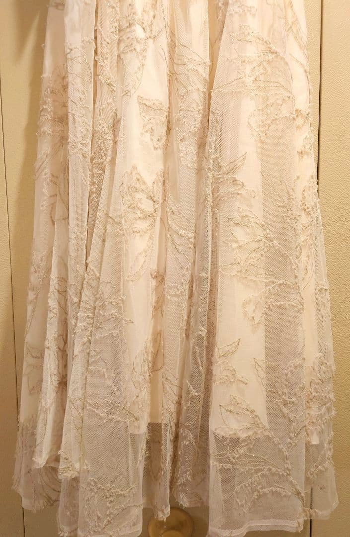 新品タグ付✨Apuwelse-riche ブークレフラワーマチフレアスカート S