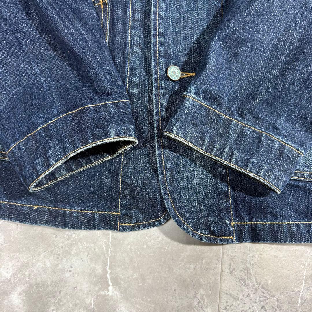 90s 00s OLD GAP デニム カバーオール チョアジャケット 濃紺