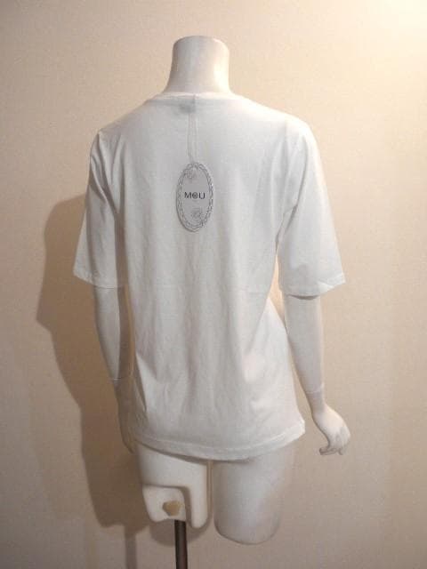 きらり◆『MOU』レディ柄！柔らかソフトなコットンジャージＴシャツ！M