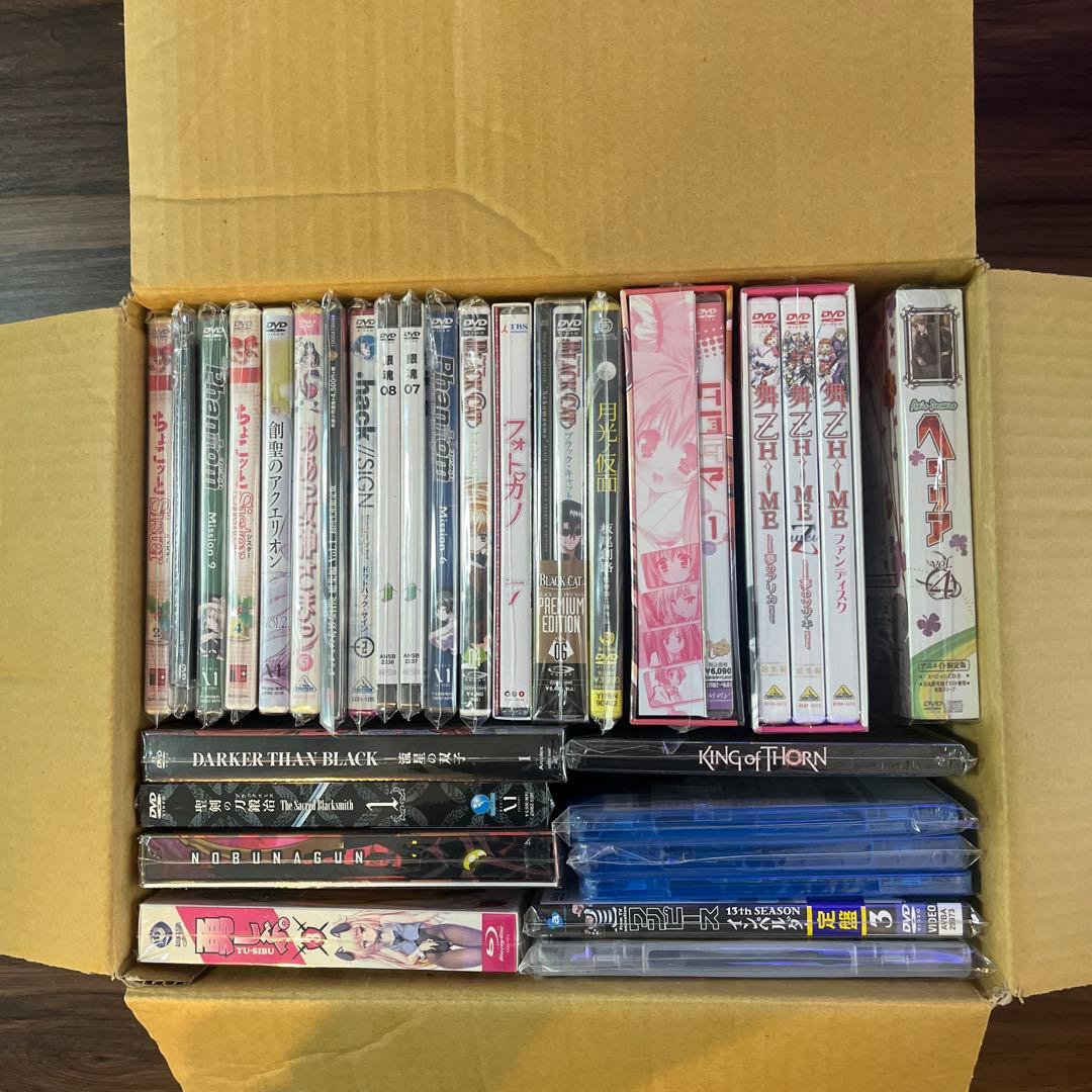 大特価　新品未開封アニメDVD、ブルーレイまとめ売り 28種類セット30枚以上
