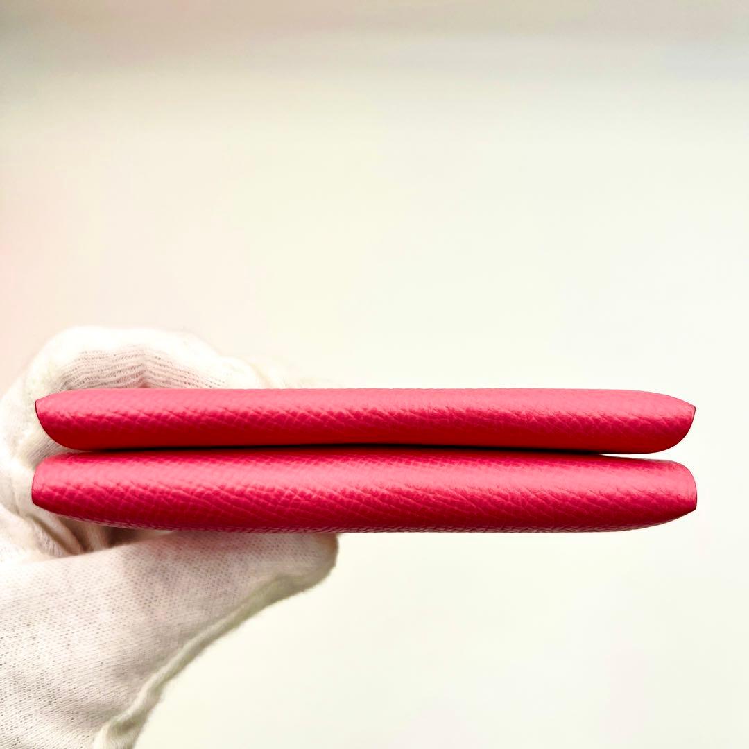 【極美品】エルメス カルヴィデュオ ローズアザレ ケース
