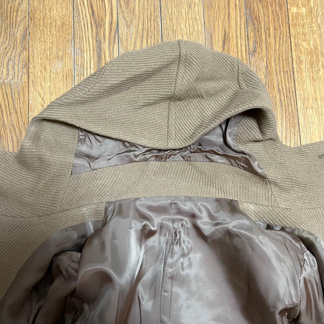 UNDERCOVERISM カシミヤ混 ダッフルコート キャメル 3