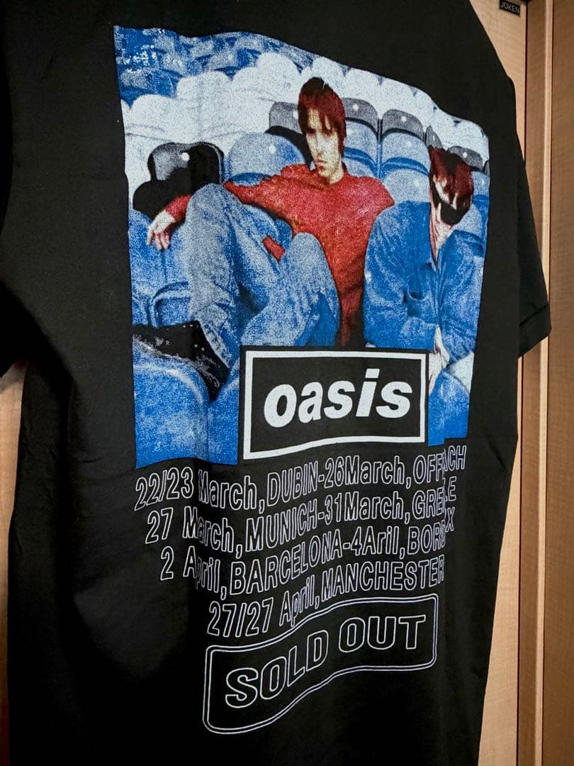【90s ヴィンテージ】 オアシス ツアーTシャツ Lサイズ