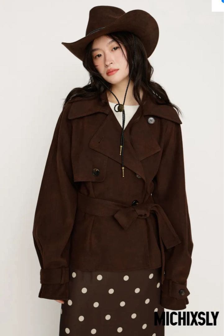 SLY MICHIXSLY F／SUEDE S／トレンチ