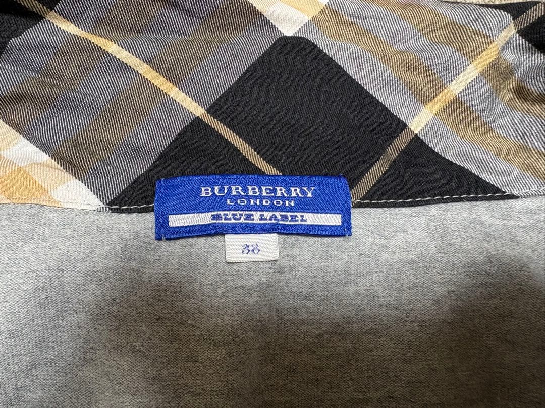 BURBERRY BLUE LABEL グレー　半袖Tシャツ 38