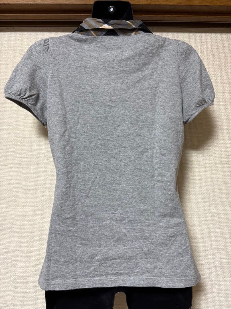 BURBERRY BLUE LABEL グレー　半袖Tシャツ 38