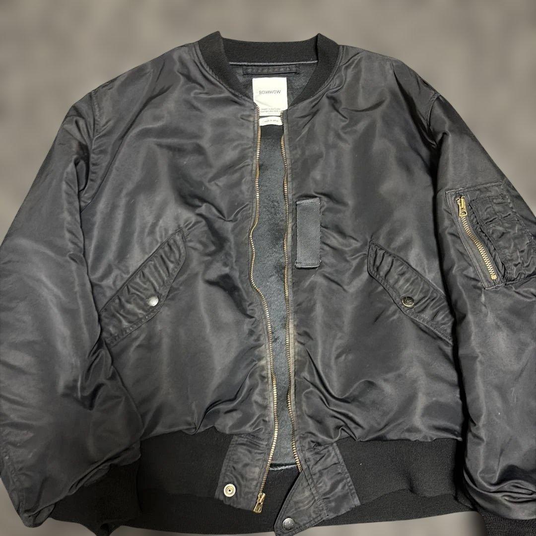 ジャケット・アウター BOW WOW L-2B FLIGHT JACKET AGED BLACK XL