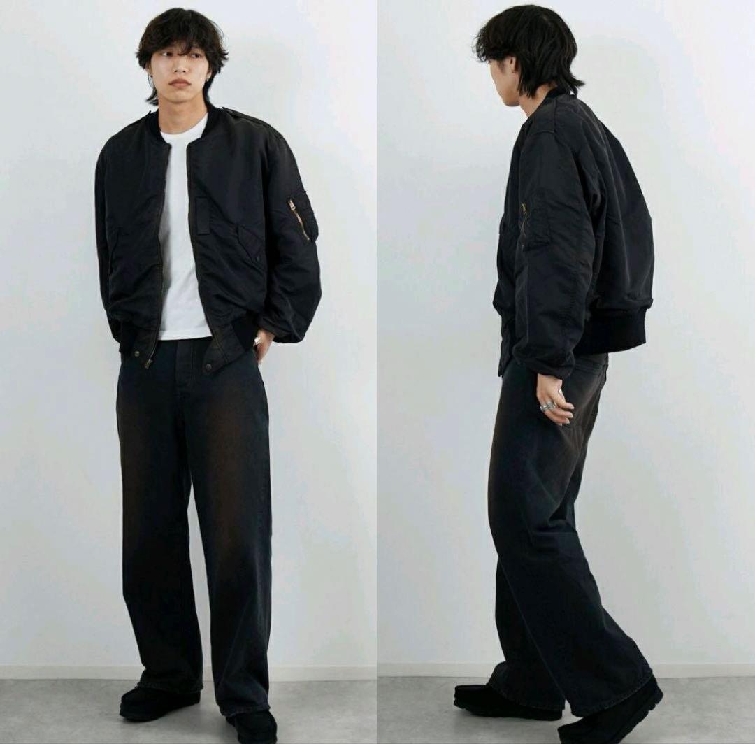 ジャケット・アウター BOW WOW L-2B FLIGHT JACKET AGED BLACK XL