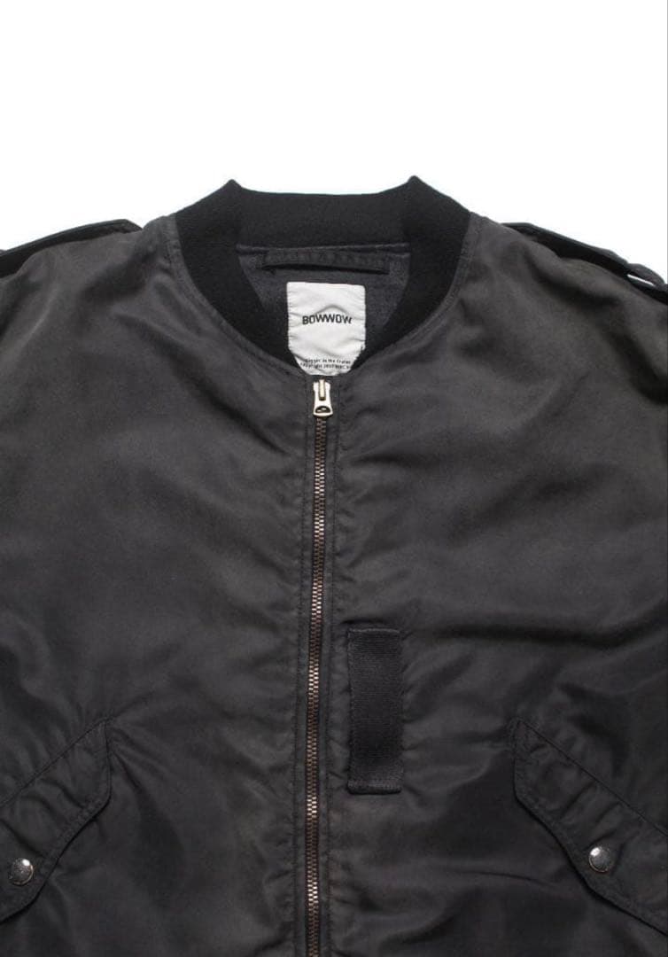 ジャケット・アウター BOW WOW L-2B FLIGHT JACKET AGED BLACK XL