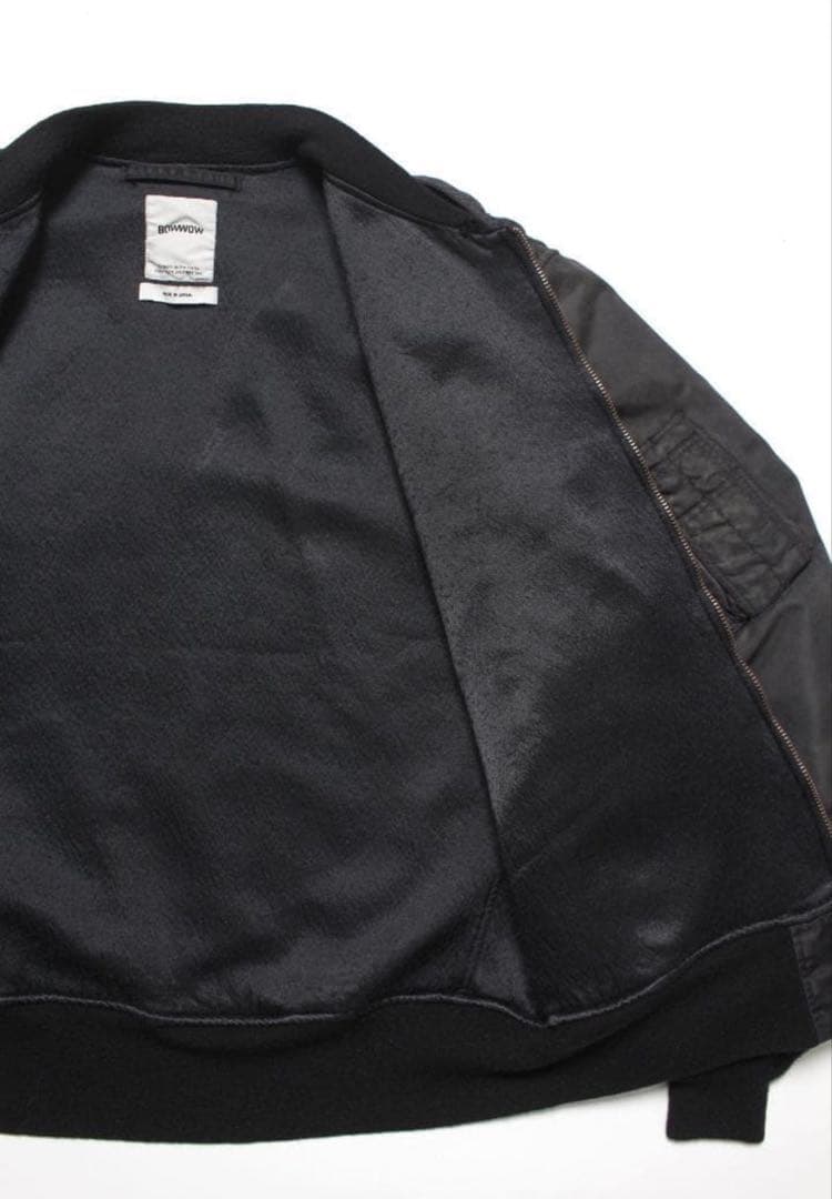 ジャケット・アウター BOW WOW L-2B FLIGHT JACKET AGED BLACK XL