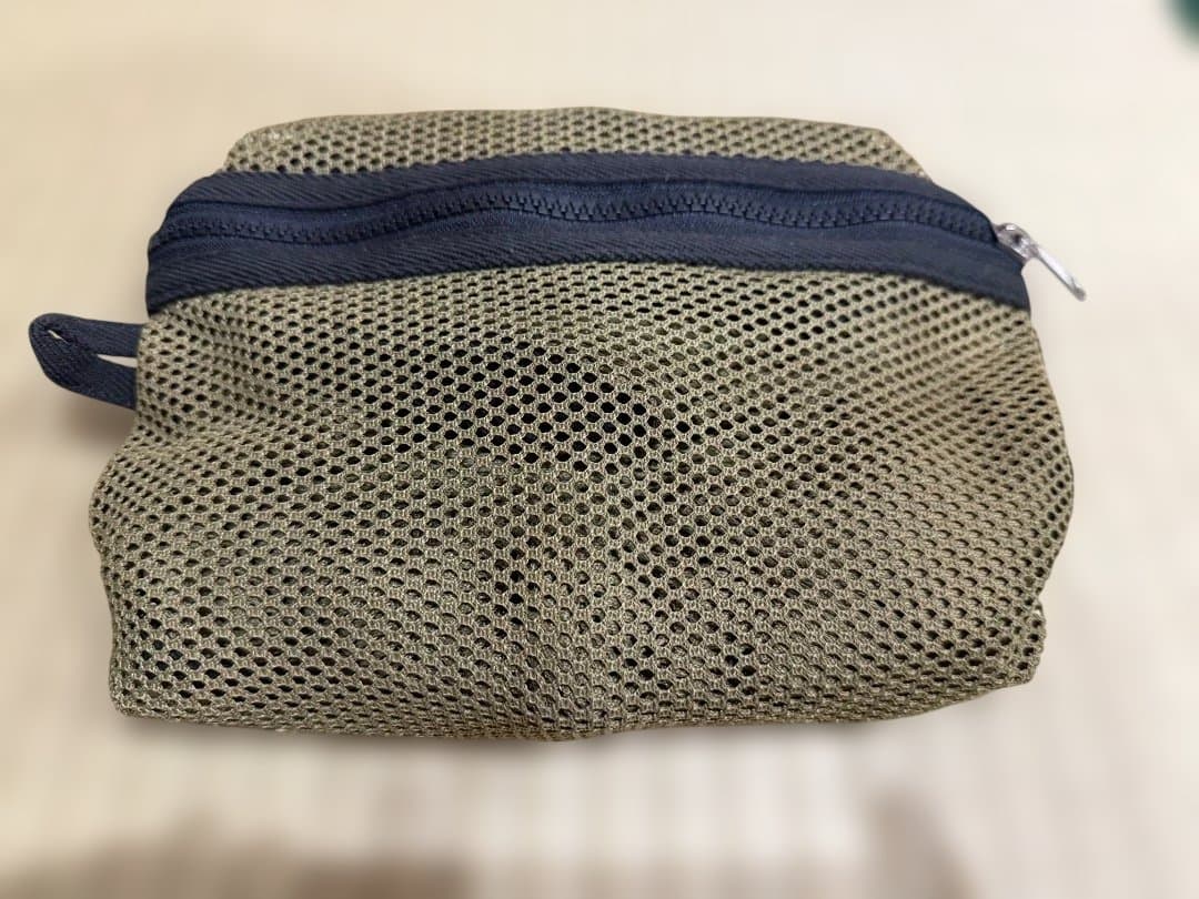 【美品】erva（エルヴァ）ドッグスリング・メッシュ XS カーキ 日本製
