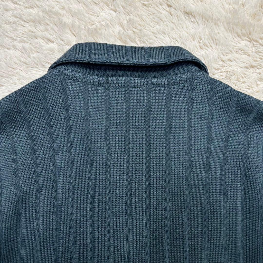 【美品】LARDINI ラルディーニ　ダブル ニット ジャケット ブートニエール