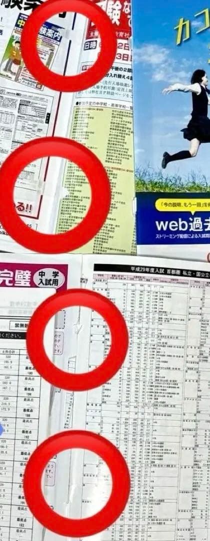 武蔵高等学校中学校　2008年から2024年　希少過去問等セット