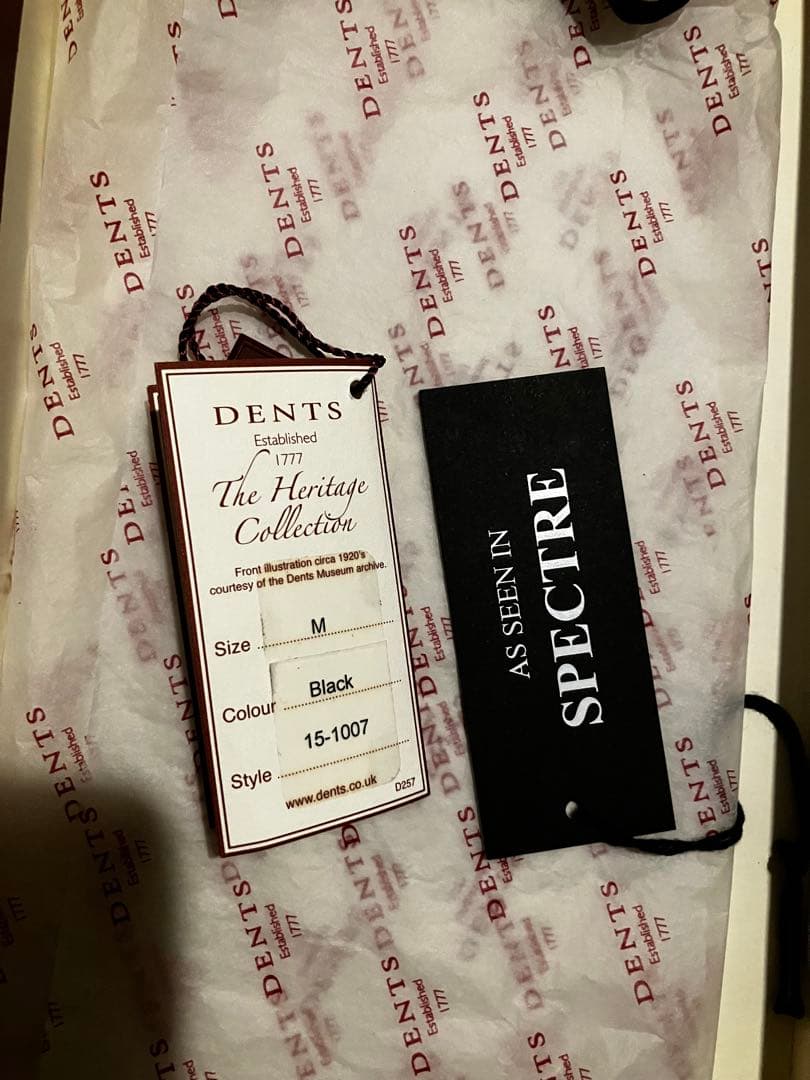 メンズ　DENTS レザーグローブ　サイズM