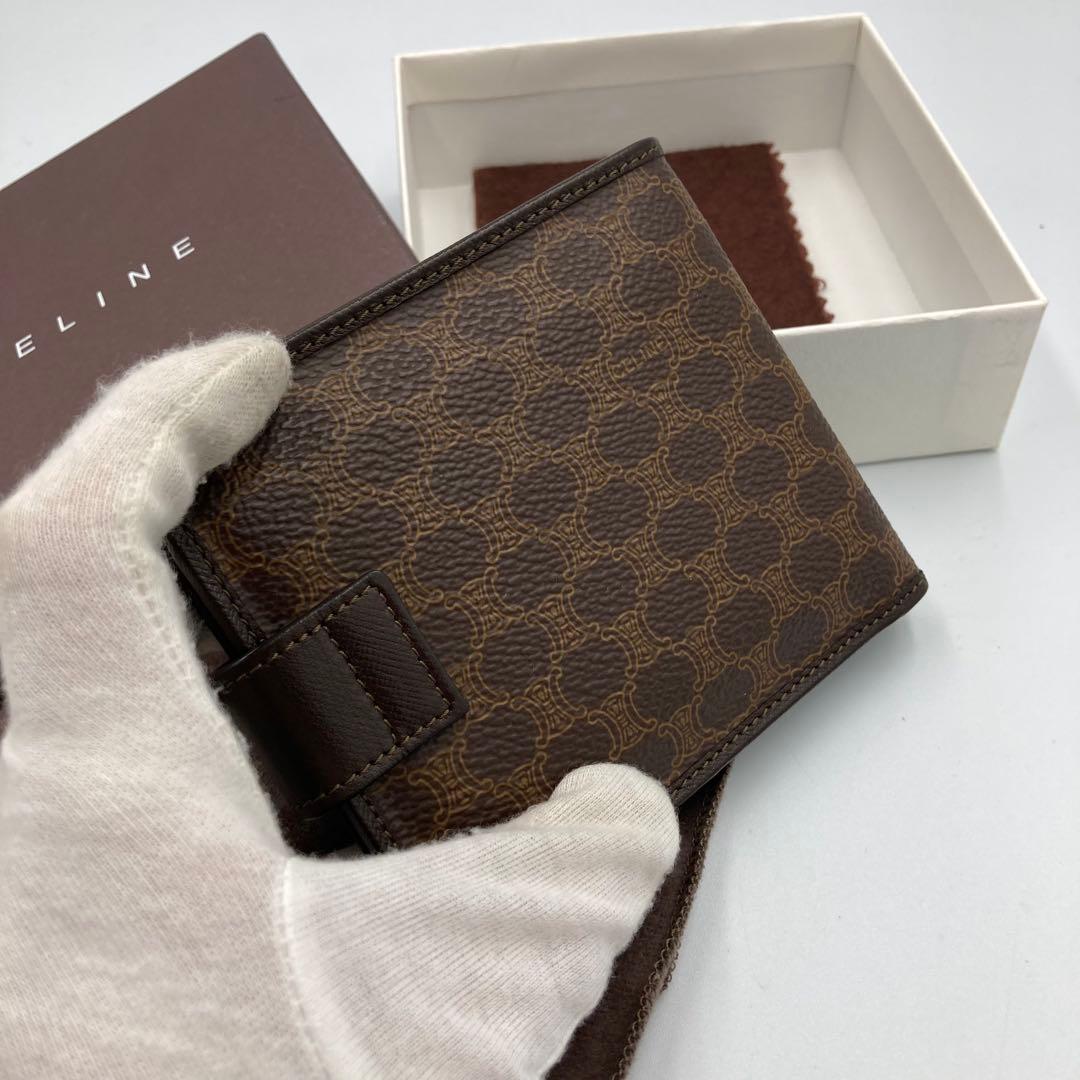 ！新品！　セリーヌ　折り財布　ケース　付属完備　85A