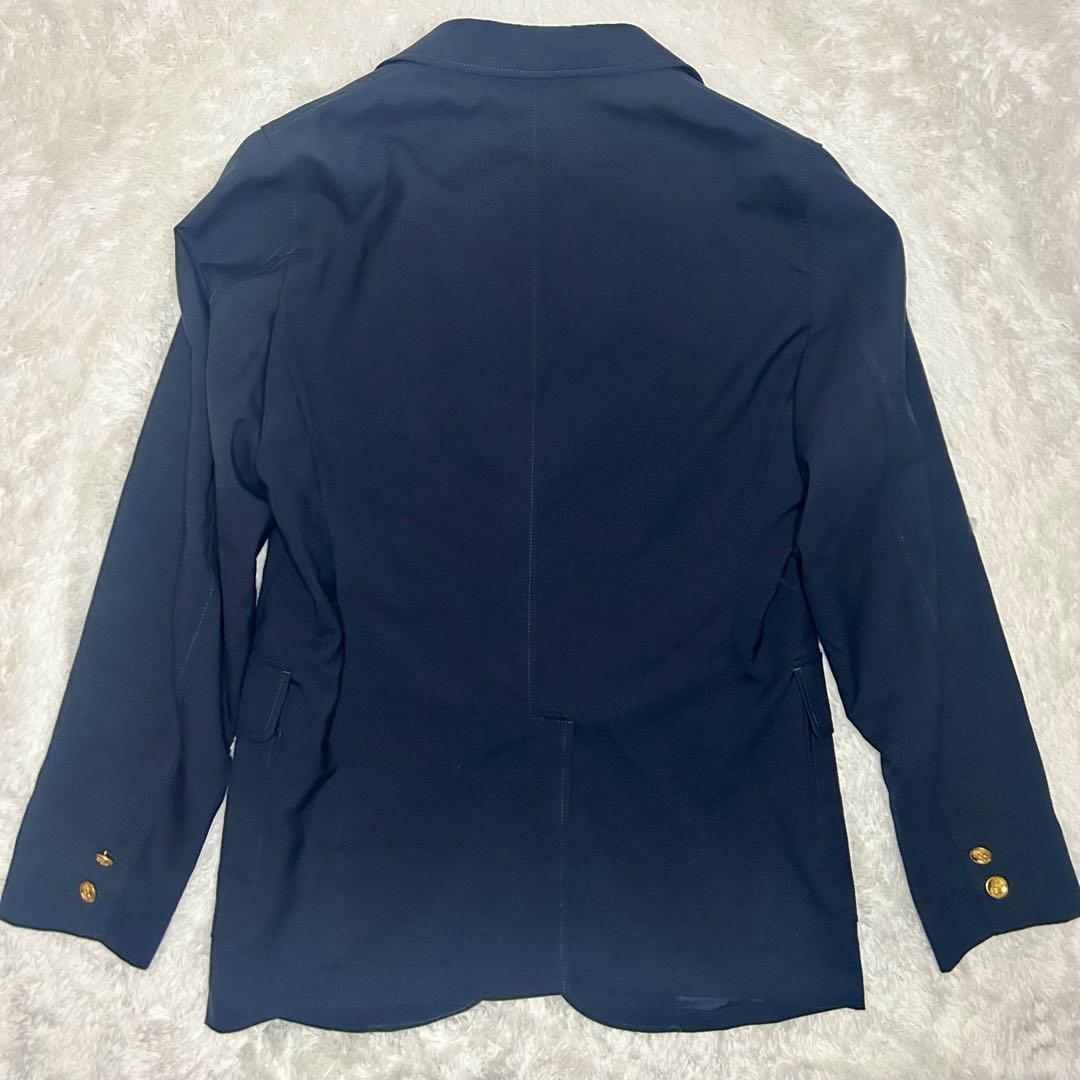 美品 BEAMS+段返り 3つボタン ブレザー 紺ブレ 金ボタン ジャケット