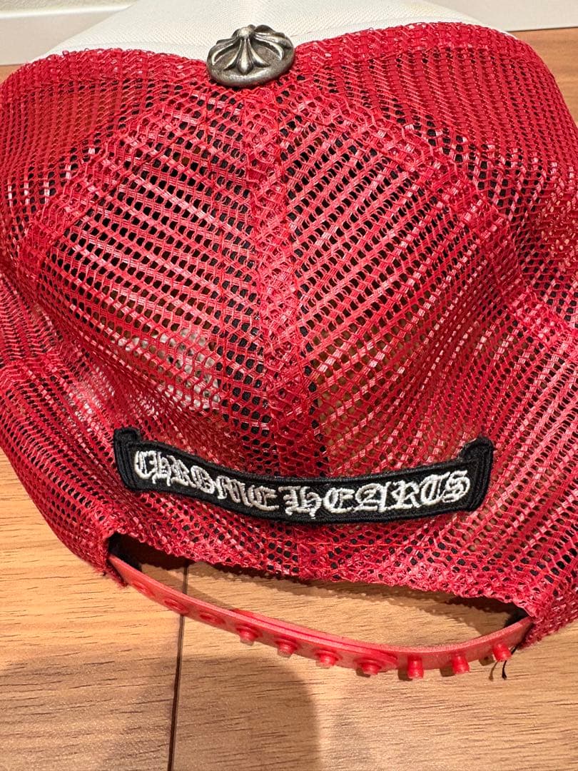 クロムハーツ　キャップ　赤　美品