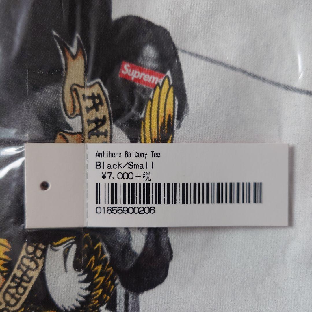 Antihero Balcony Tee ブラック Sサイズ