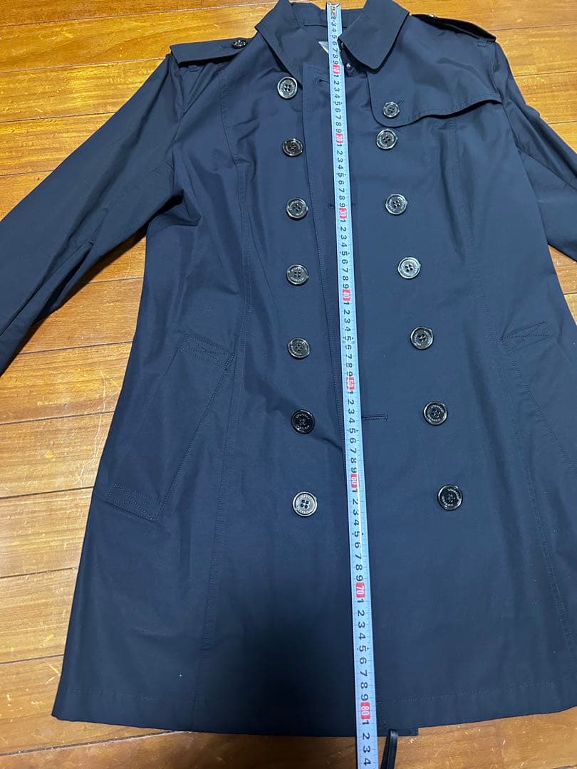 Burberry 黒スプリングコート40