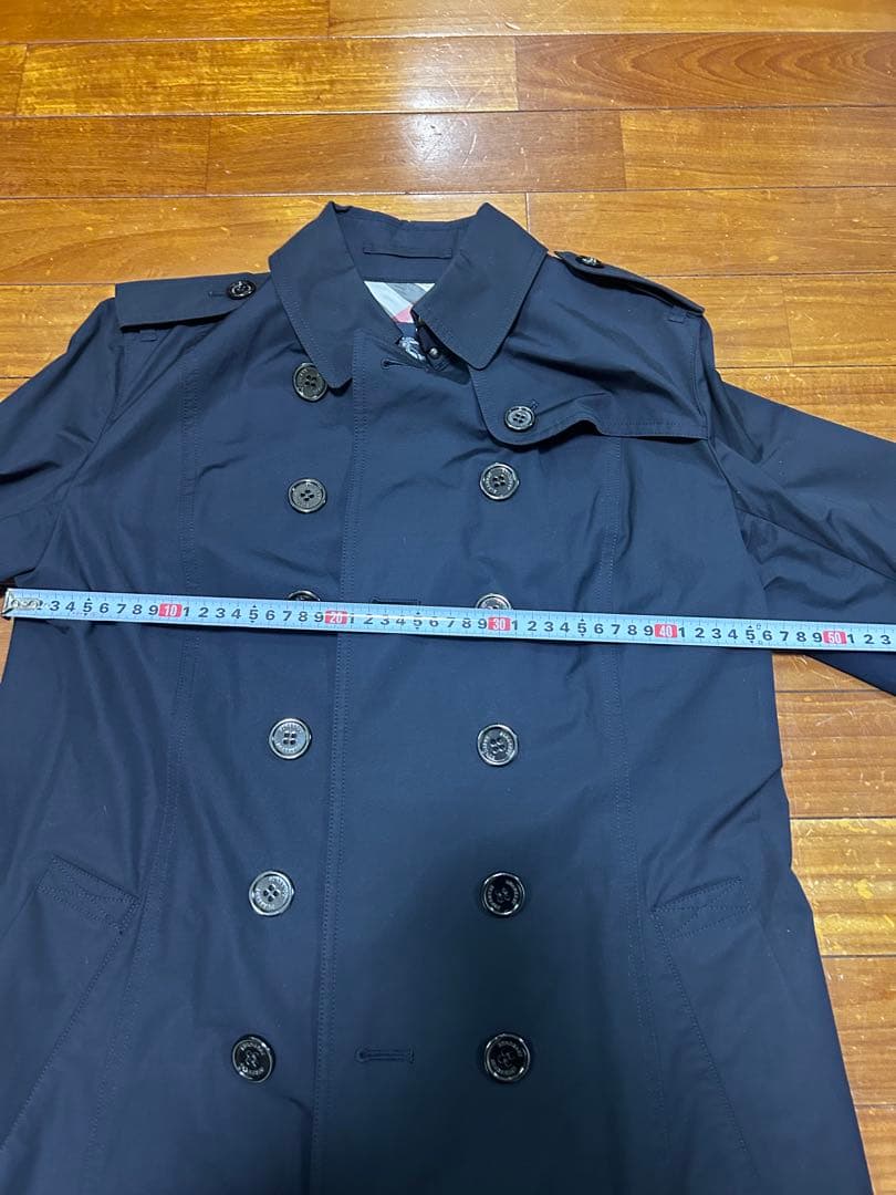 Burberry 黒スプリングコート40