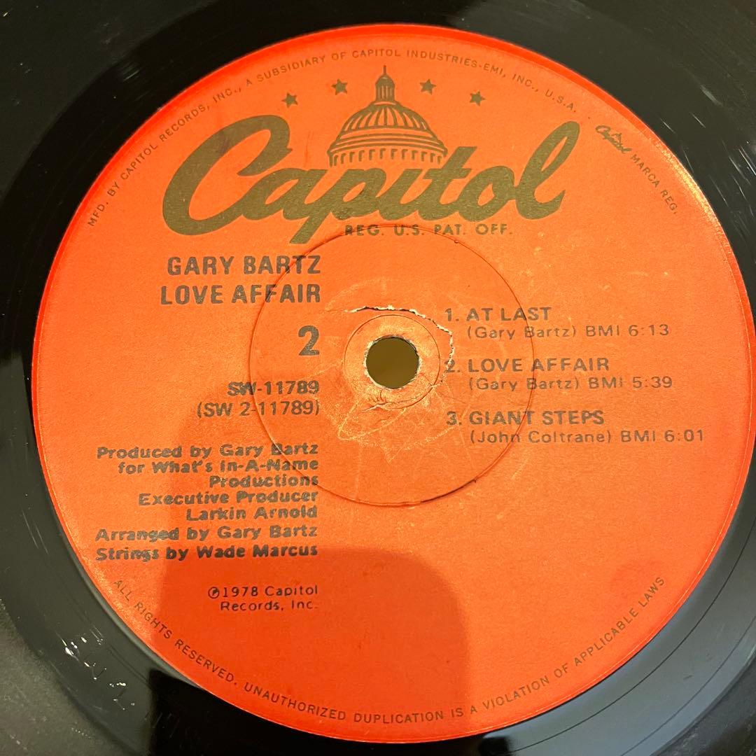 Gary Bartz / Love Affair レコード