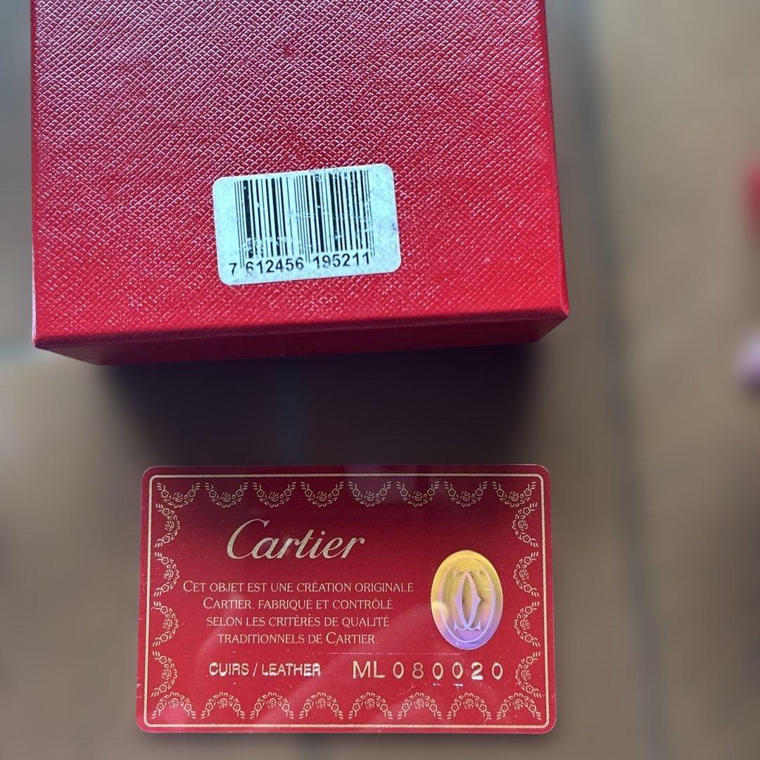 Cartier ボルドー 二つ折財布