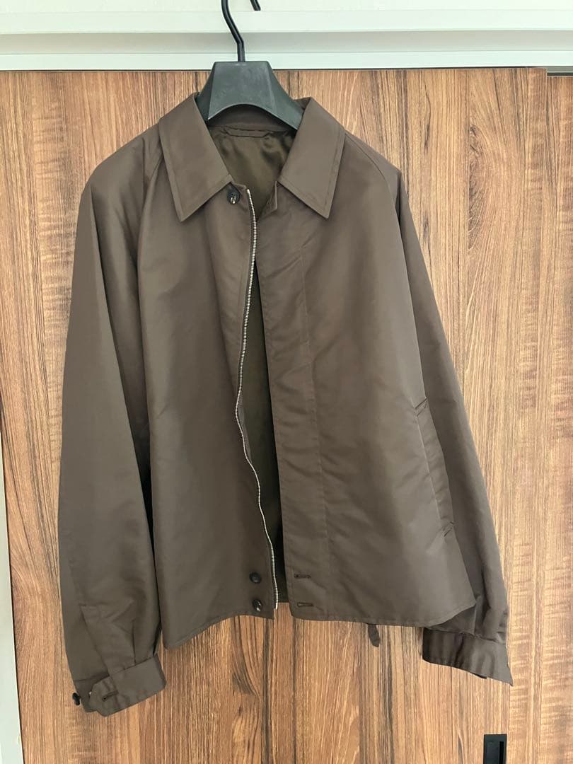 【新品】ユナイテッドアローズ ハリントンブルゾンXL ダークブラウン