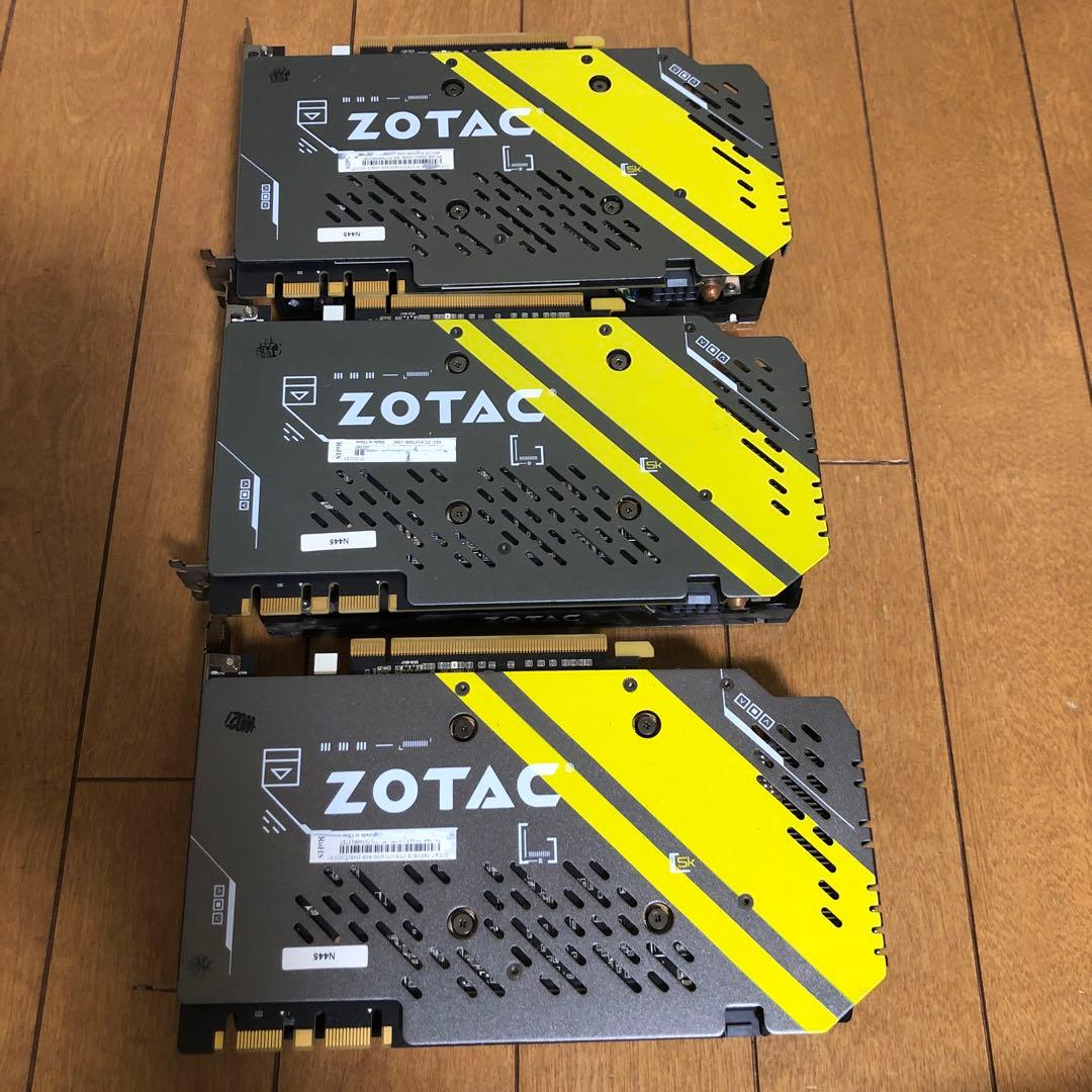 ZOTAC GeForce® GTX 1070 Mini 訳あり　3個まとめ