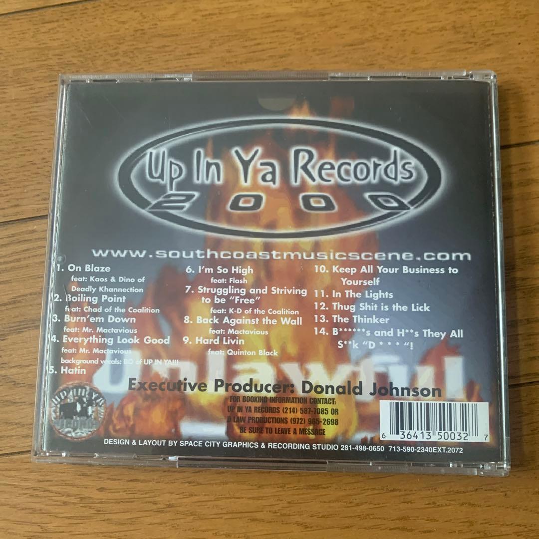 洋楽 unlawful G-RAP G-FUNK CD