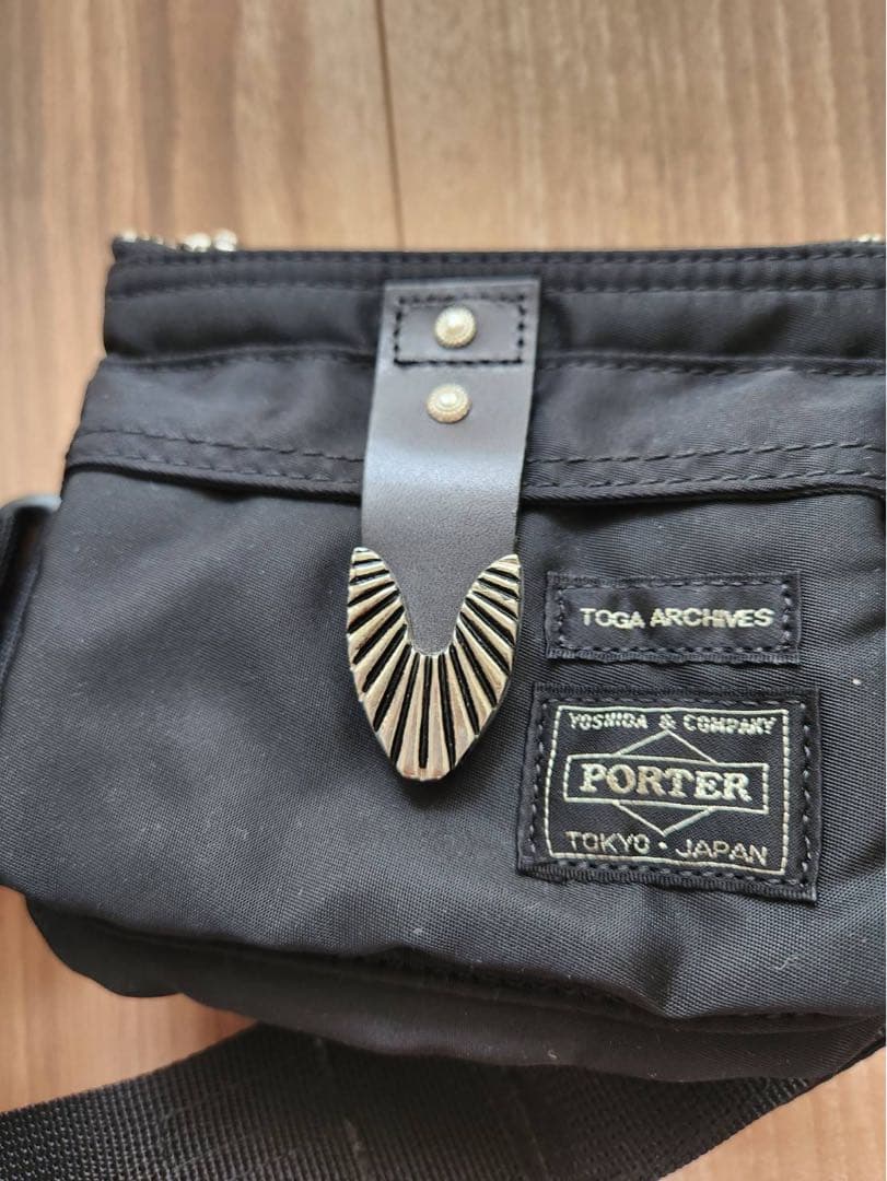 TOGA × PORTER ベルトバッグ　ブラック