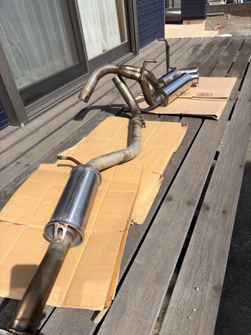 JB64用5ZIGEN デュアルマフラー