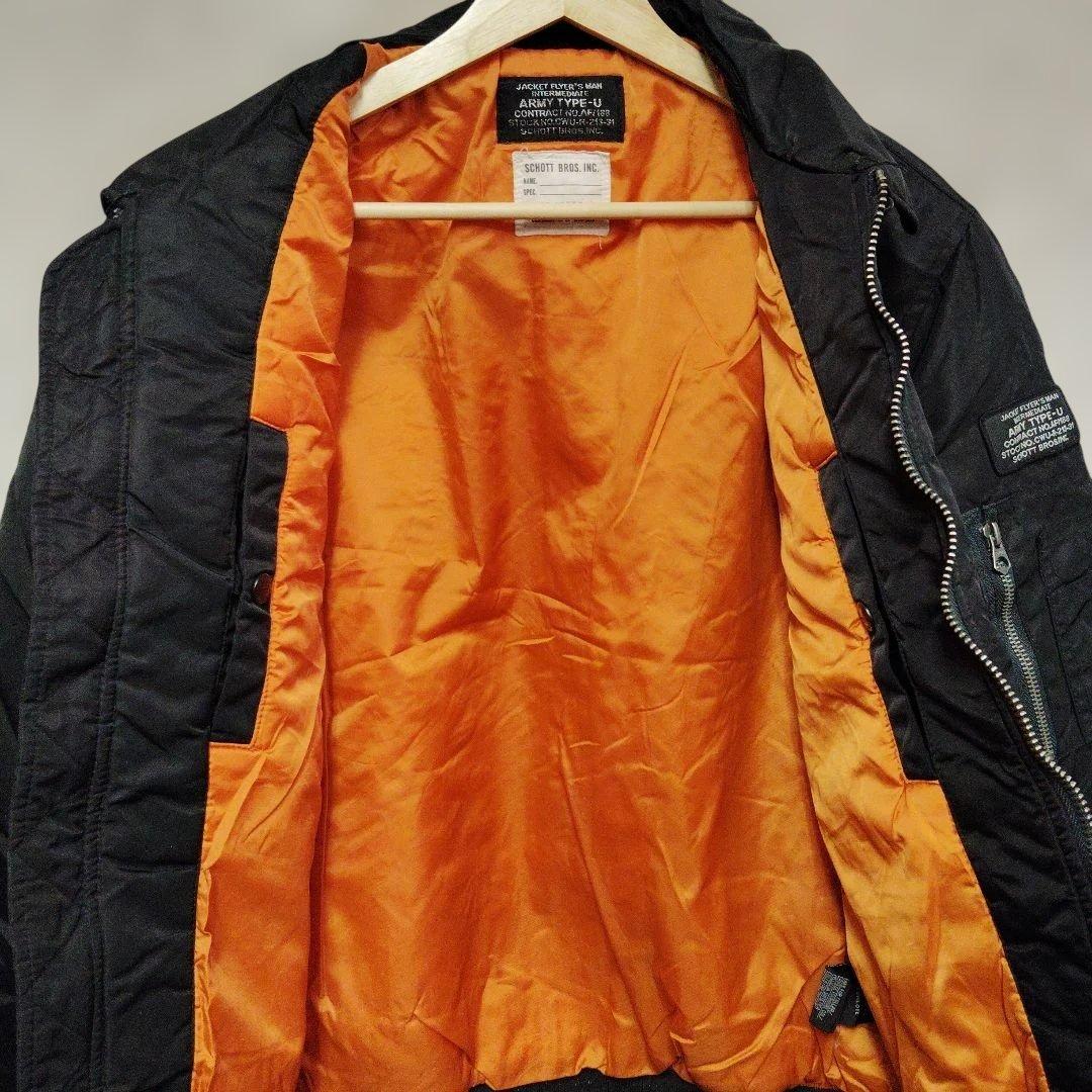 ショット Schott CWU MA-1 ジャケット Lサイズ ブラック