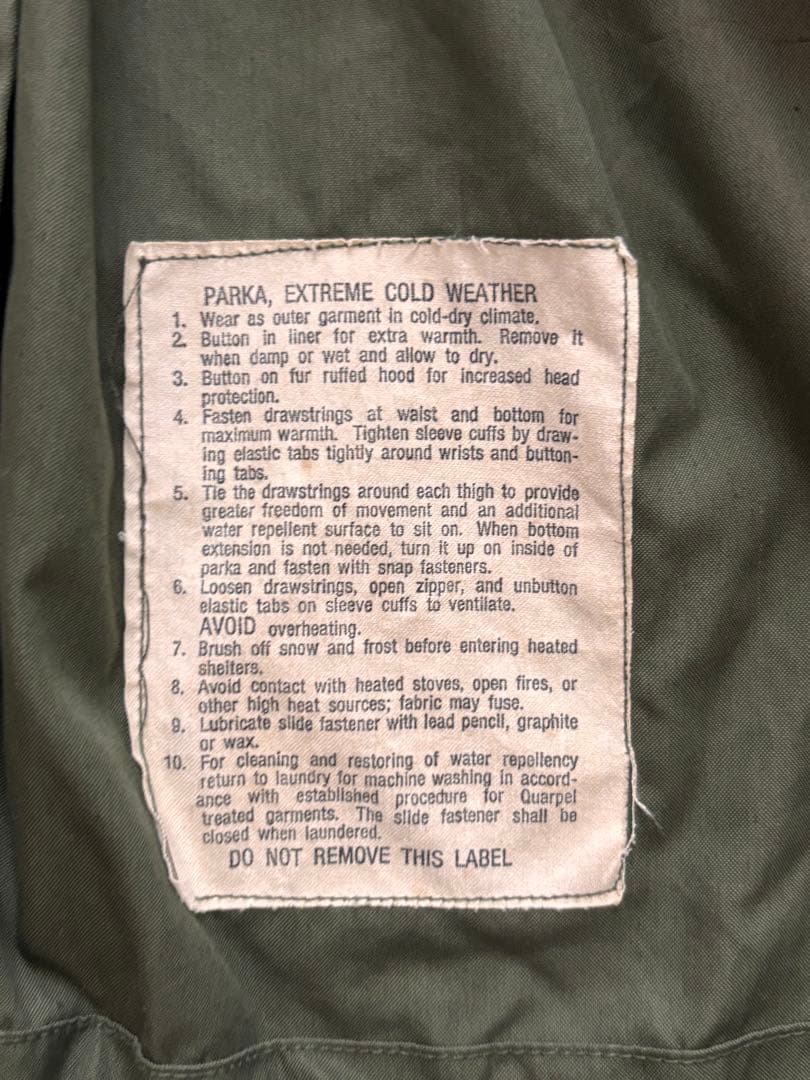 米軍実物 M65 SMALL モッズコート ミリタリー vintage USA製