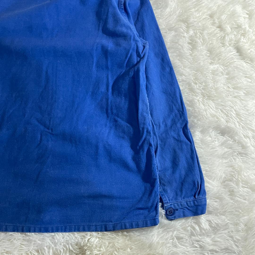 80s 90s CHARVET フレンチワークジャケット 青 42 ユニセックス