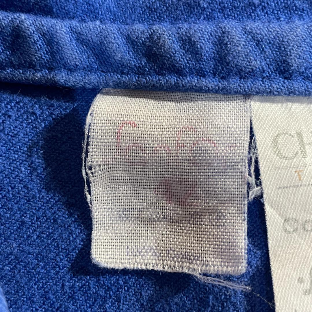 80s 90s CHARVET フレンチワークジャケット 青 42 ユニセックス