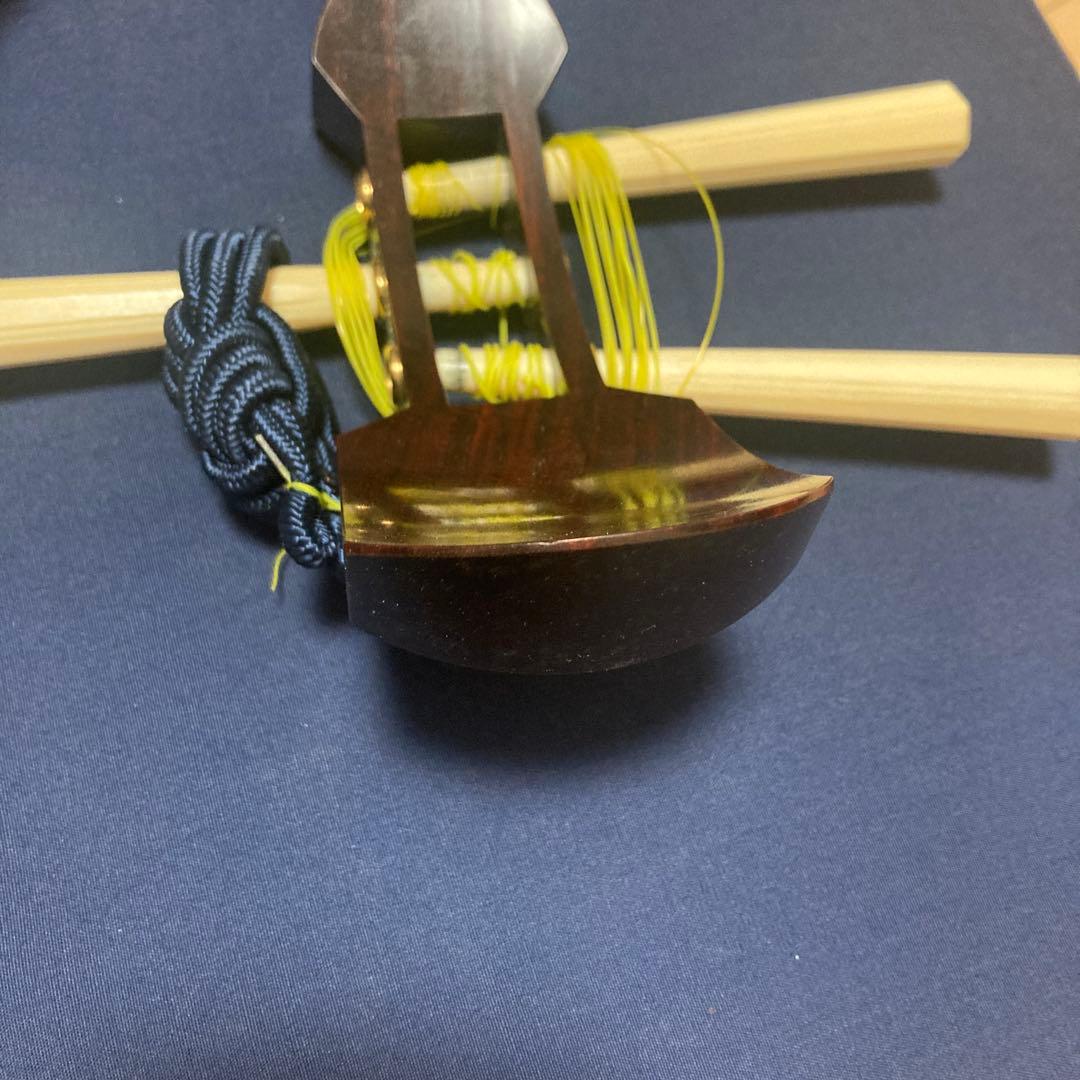 三味線 長唄 紅木 中竿 ハードケース付