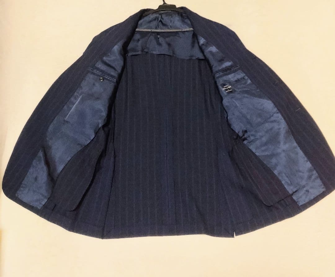 ☆SHIPS by RING JACKET■メンズスーツ■48（L相当）■紺系☆