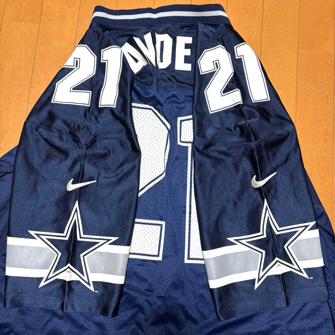 90s ナイキ NIKE NFL COWBOYS サンダース 21 ゲームシャツ