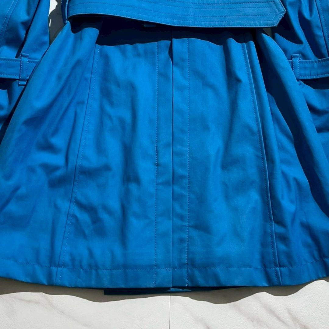 BURBERRY BLUE LABEL トレンチコート ノバチェック 青 36
