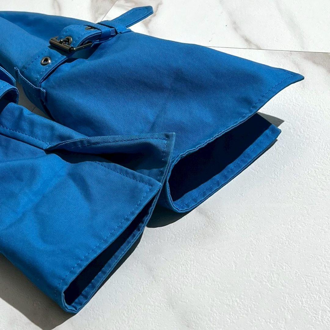 BURBERRY BLUE LABEL トレンチコート ノバチェック 青 36