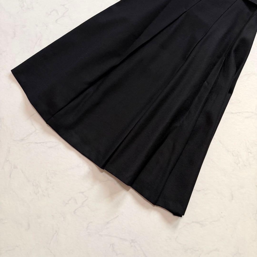 極美品☆ADORE アドーア　ウールアムンゼンフレアースカート　ベルト付き　36