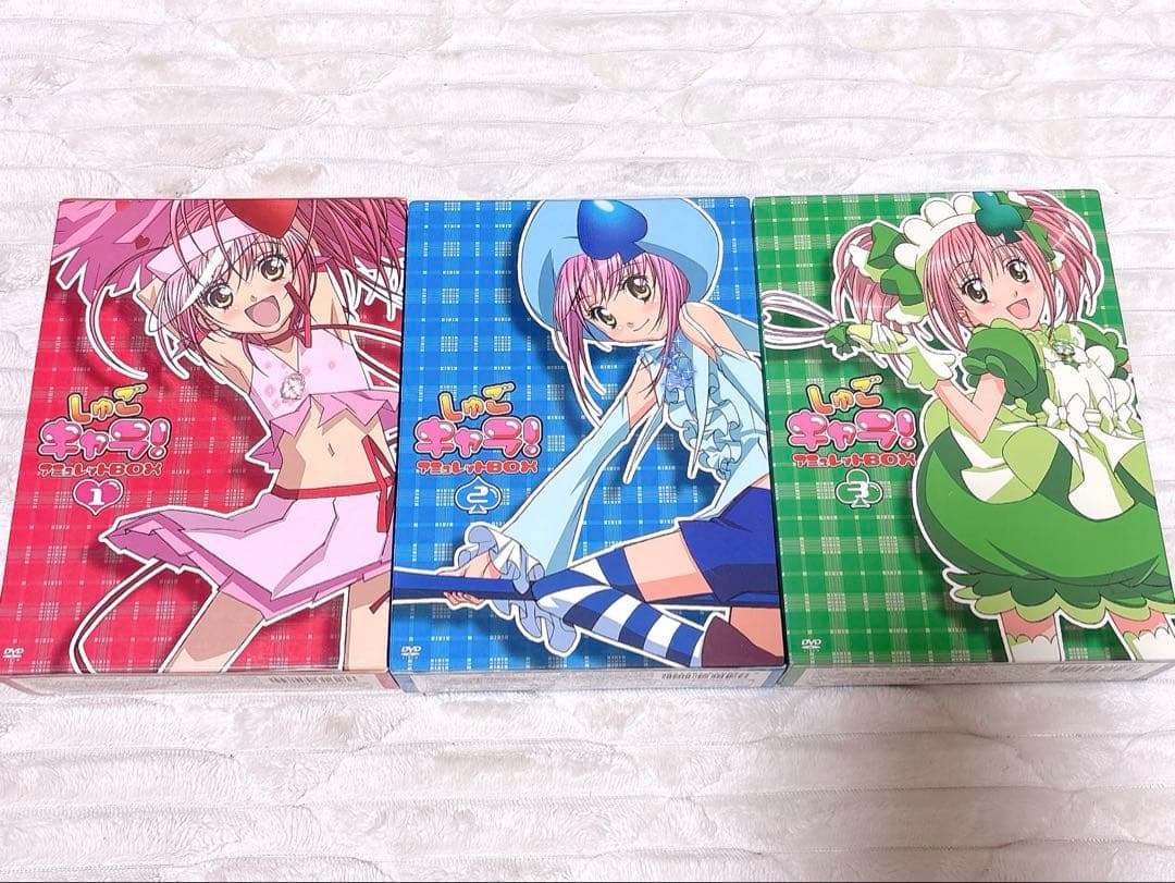 しゅごキャラ　アミュレット　初回生産限定　DVD 3BOXセット　美品