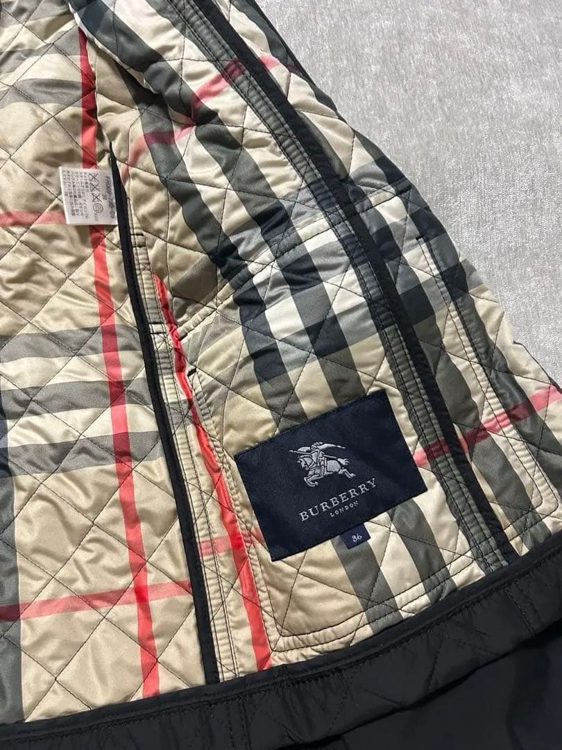 BURBERRY LONDON⭐︎ 6wayモッズコート　リアルファー　黒　36