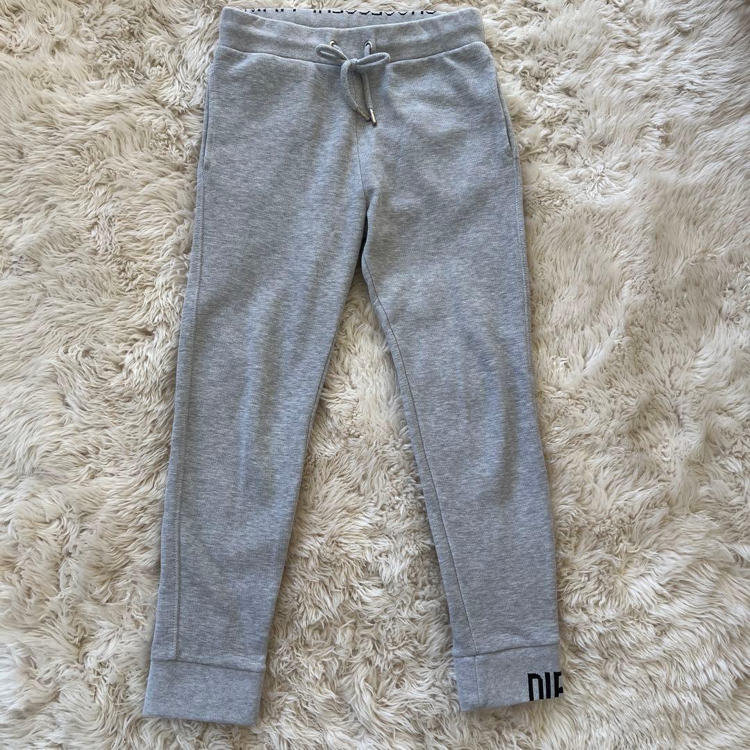 DIESELスエットパーカーXS パンツS上下　グレー　メンズ