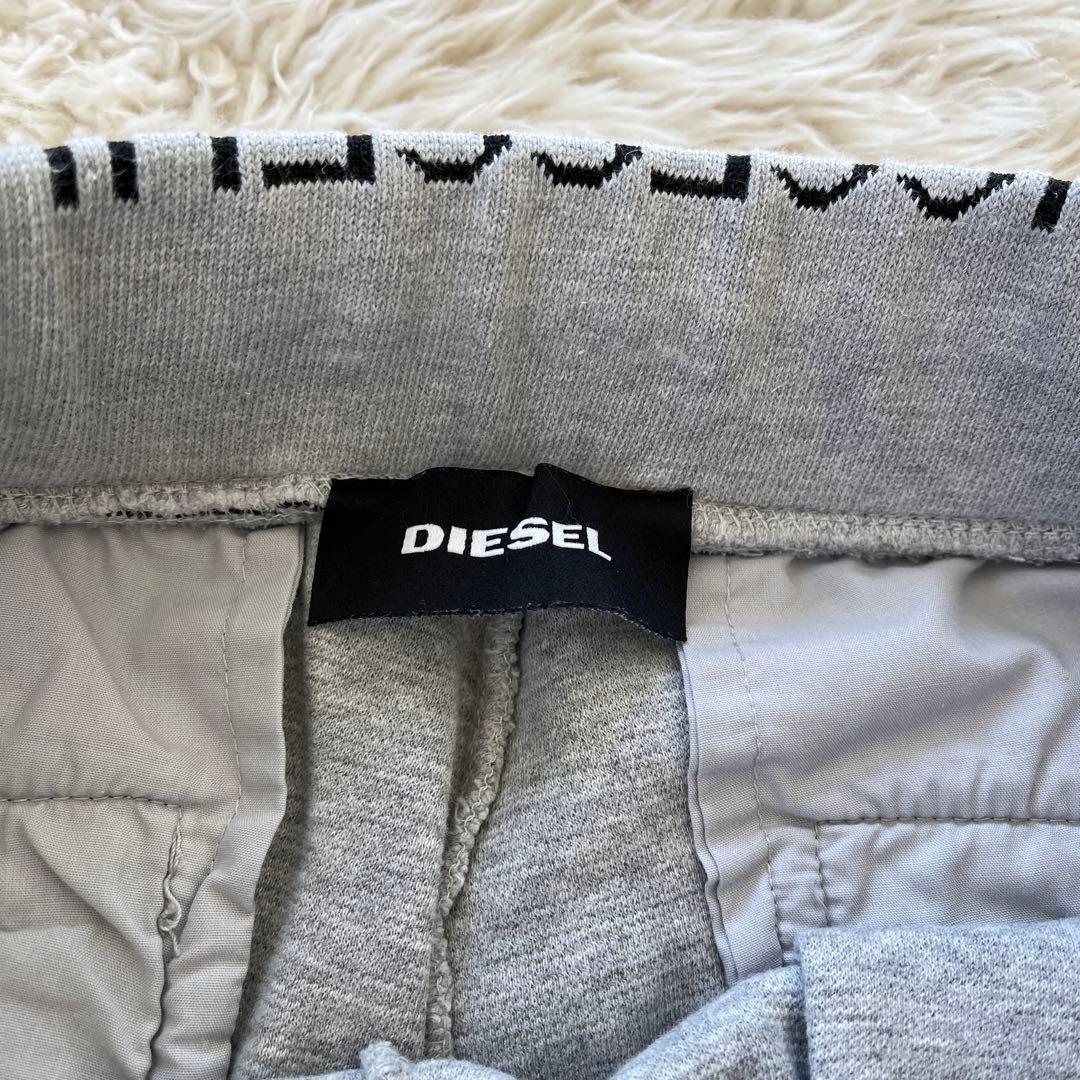 DIESELスエットパーカーXS パンツS上下　グレー　メンズ