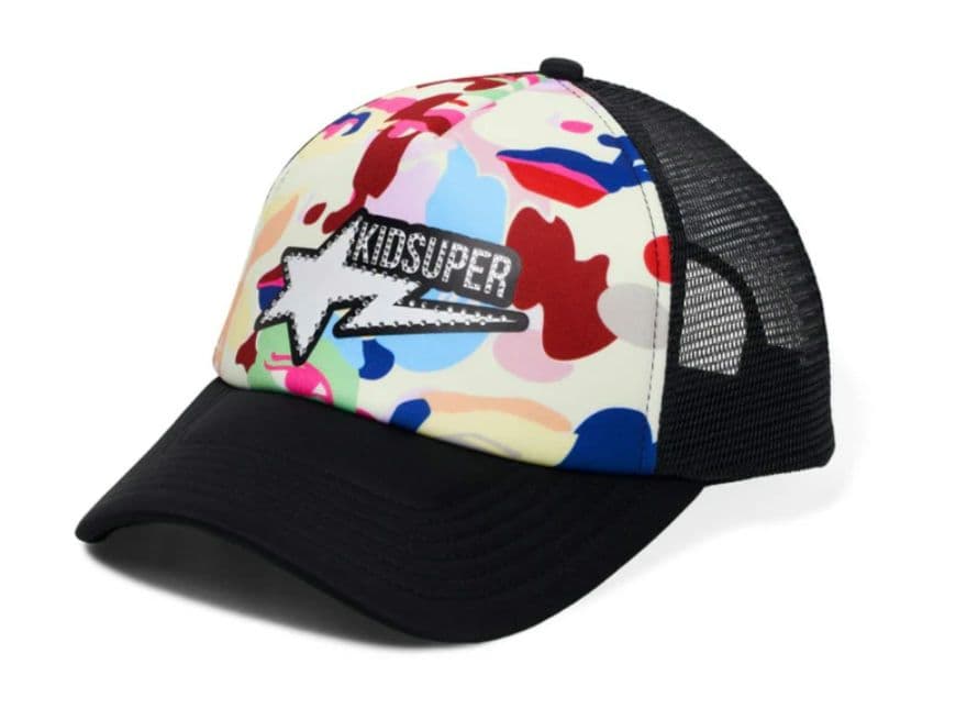 KIDSUPER BAPE STA LOGO RHINESTONE CAP 極少