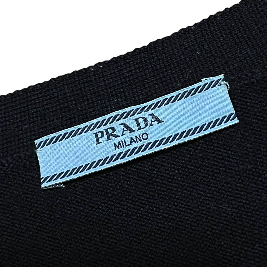 【バージンウール100%】【40】PRADA カーディガン レディース